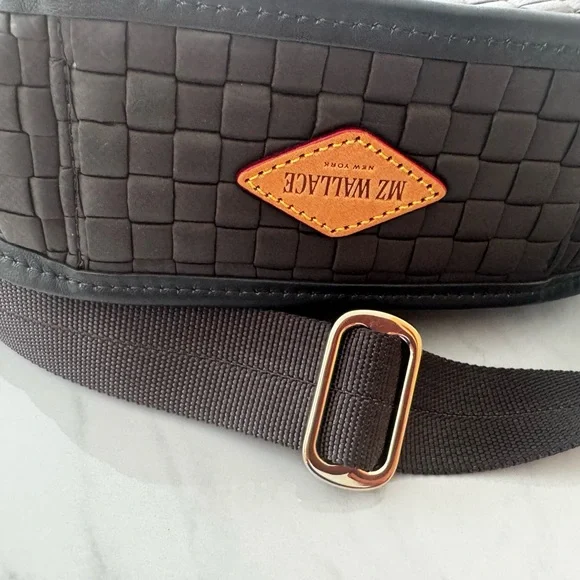 MZ WALLACE NEW MAGNET WOVEN BOX CROSSBODY BAG - Picture 11 of 16